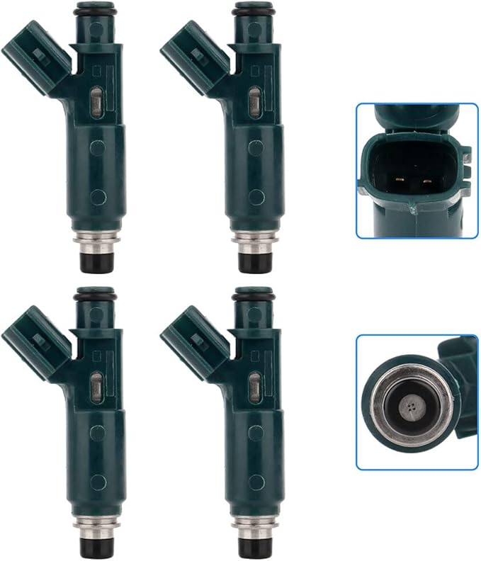 Injectors Kit,SCITOO 4 Holes Fuel Injector fit for 1998 1999 for Chevrolet Prizm 1.8L, 1998 1999 for Toyota Corolla 1.8L,Set of 4