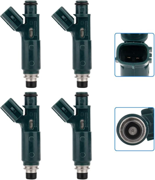 Injectors Kit,SCITOO 4 Holes Fuel Injector fit for 1998 1999 for Chevrolet Prizm 1.8L, 1998 1999 for Toyota Corolla 1.8L,Set of 4