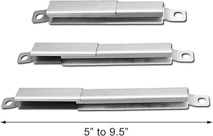 Hisencn Repair Kit Replacement for Charbroil Parts 463773717, 463672717, Grill Burner, Heat Plate Deflector, Crossover Tubes for Char-Broil Classic 280 2-Burner, 360 3-Burner, 405 4-Burner Gas Grills