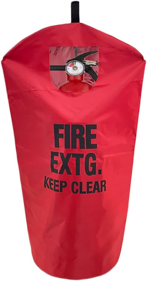 Fire Extinguisher Cover, Heavy Duty Fire Protective Sleeve from scuffs & scratches Accessories, 18"Wx35"L,1 Pcs (15-26LB)