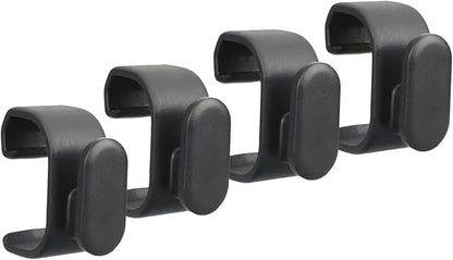 4-Pack Tool Hooks for Weber Grills, Grill Tool Holder for Weber Slate Griddle, Grill Accessories for 3400519 Weber Works Side Rail, Barbecue Utensils Outdoor Hanging