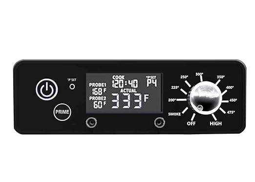 Control Board for Pit Boss Pellet Grill， for Pit Boss PB440D2/PB1150G etc Grill,with W/LCD Display Adjustable Temperature Size