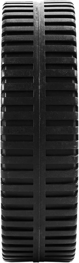 G437-0037-W1 Grill Wheels Replacement Parts for Charbroil Wheels Gas2coal 463344015 463436215 463347017 463343015 463376017 463432215 Kenmore 415.16123801 Plastic Black 7 Inch BBQ Wheel 2PCS