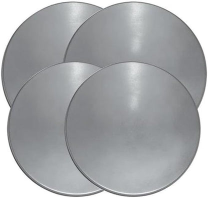 Range Kleen 550 Stainless Steel Round Burner Kovers, Set of 4