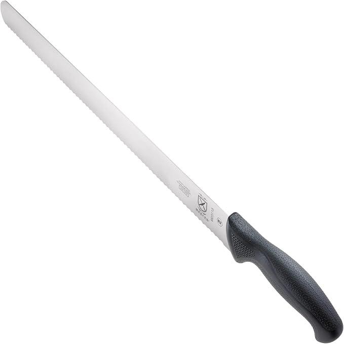 Mercer Culinary M23113 Millennia Black Handle, 16-Inch Wavy Edge, Cake Slicer