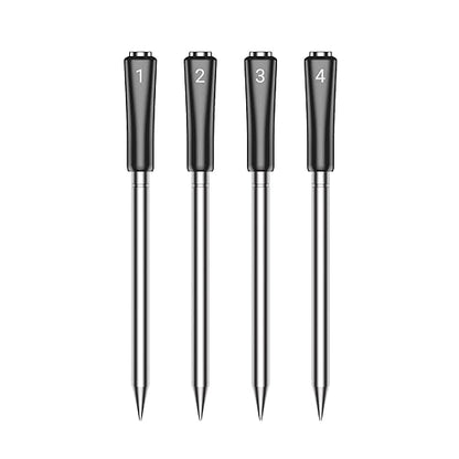 INKBIRD 14-BW Replacement Probe 4-Pack Kit，Only Compatible with 14-BW Wireless Meat Thermometer, IP67 Waterproof Probe for BBQ, Grill, Smoker, Oven, Rotisserie（Only Probes）