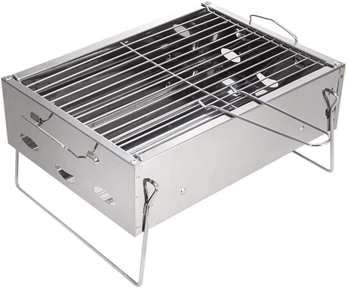IRYZE Portable Charcoal Grill BBQ Grill Barbecue Home Charcoal Grill Small Outdoor Camping Charcoal Grill Tool Indoor Home BBQ Stove BBQ Grill for Outdoor