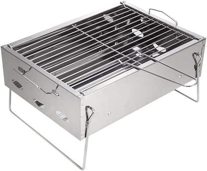 IRYZE Portable Charcoal Grill BBQ Grill Barbecue Home Charcoal Grill Small Outdoor Camping Charcoal Grill Tool Indoor Home BBQ Stove BBQ Grill for Outdoor