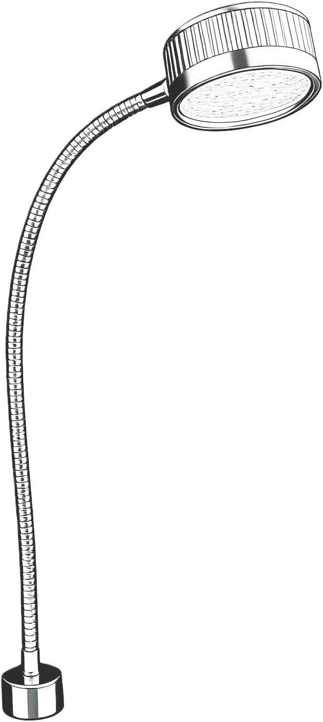 Rechargeable Grills Light 7 LEDs Adjustable Hose for Outdoor Activities Including Camping and Fishing Outdoor Grills Light