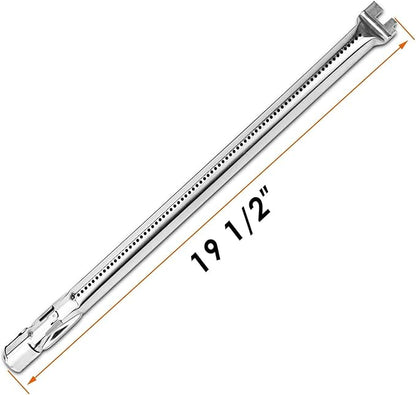 Uniflasy 304 Stainless Steel Grill Burners for Weber 62752, Weber Genesis 300 Series (2011-2016), Genesis E310 E320 E330 S310 S320 S330 Gas Grills with Front Control Knob, Weber Genesis Grill Parts