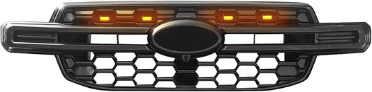 Upgraded 4 PCS Led Grill Lights Compatible with Ford Ranger T9 2022-2025 Fuse and Instruction Included-Yellow - Yellow Lens