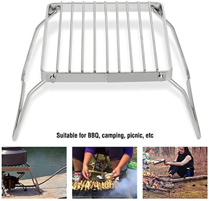 Barbecue Grill, Portable Foldable Lightweight Charcoal Grill for Camping Hiking Picnic