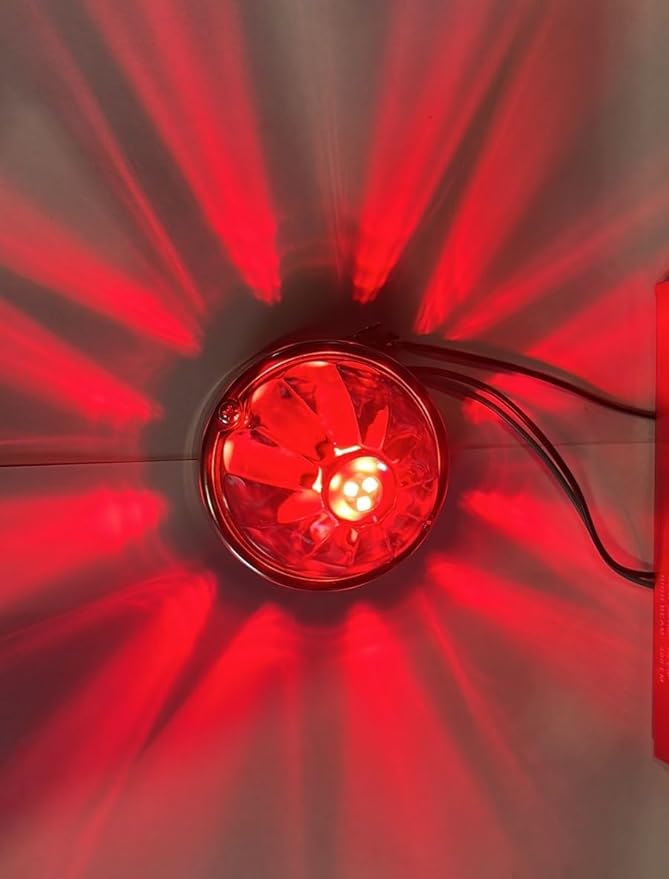 TLM Watermelon Lights led AMS/Legendaria luz de sandía de 3.5 pulgadas/Lente de vidrio (RED)