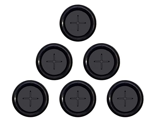 Rubber Meat Probe Grommet Replacement for Traeger Wood Pellet Smoker & Z Grills (6 Pack)