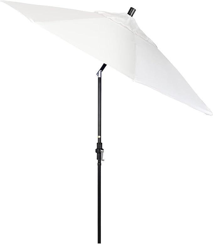 California Umbrella 9' Round Aluminum Pole Fiberglass Rib Market Umbrella