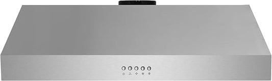 COSMO UC30 29.5 in. Ducted Under Cabinet Range Hood, Kitchen Over Stove Vent, 3-Speed Fan, Permanent Filters, LED Lights in Stainless Steel, 30 inch