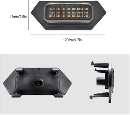 LED Grille Lights Fit for Toyota Tacoma 2024 2025 Trailhunter and TRD PRO, Amber Grille Light Strips, IP68 Waterproof Seal, Non-Destructive Installation, Off-Road Marker Light Kit, Car Accessories