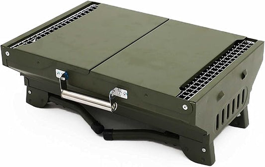 Portable Charcoal BBQ Grill Collapsible Grill Camping Outdoor Cooking Utensils Party