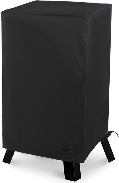 NetttyPro Smoker Cover for Outside Electric Masterbuilt Smoker 30 inch, Outdoor Waterproof Heavy Duty Square Vertical Small Grill Cover, 22" W x 20" D x 35" H, Black