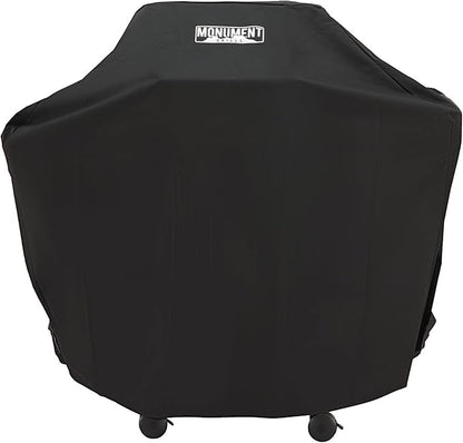 Monument Grills 98472 2-Burner Patio Grill Cover for Grill Model 14633, 14633B, Mesa200S, Mesa220, Mesa200B, Mesa200R, Mesa200G (Shelves Folded)