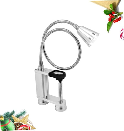 Totority Grill Light for Outdoor Barbecue Practical Led Lamp Lightweight Portable Instant Cooking Area Lighting Construction No Battery