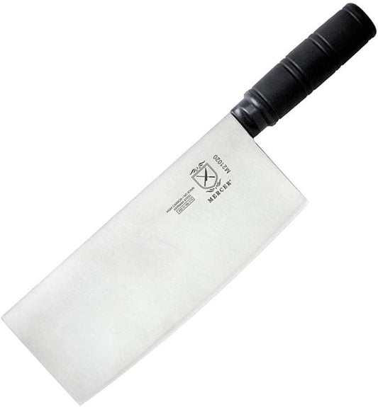 Mercer Culinary Asian Collection Chinese Chef's Knife with Santoprene Handle