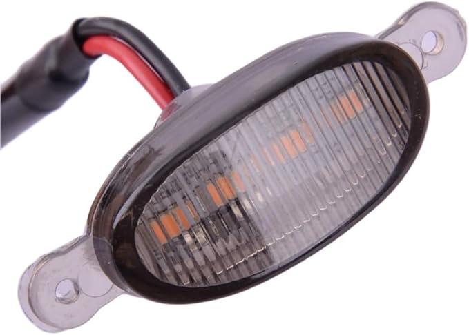 4Pcs Front Grille Light Fit For Dodge For Journey 2009-2012 2013 2014 2015 2016 2017 2018 2019 2020 Smoked Black Lens