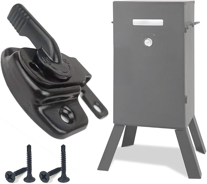 Replacement Smoker Door Latch Kit for Pit Boss 1077,Pro Series II 4,PBV4PS2 Vertical Wood Pellet Electric Smokers