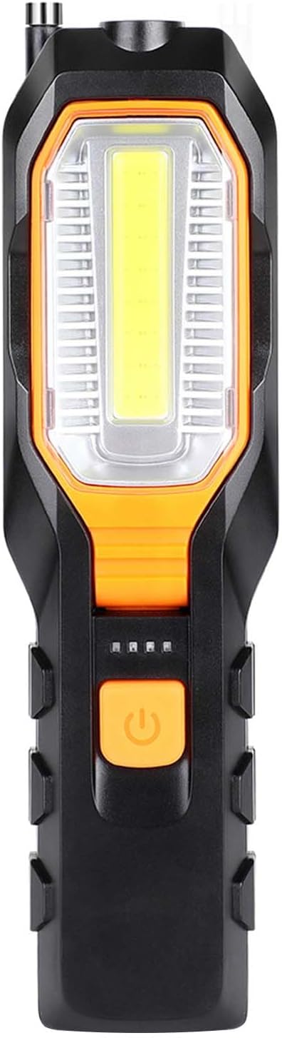 TOPINCN LED,Rechargeable,Work Light USB Adjustable COB Light Power LED Work Light BBQ Grill Accessories Magnetic Flashlight for Adults