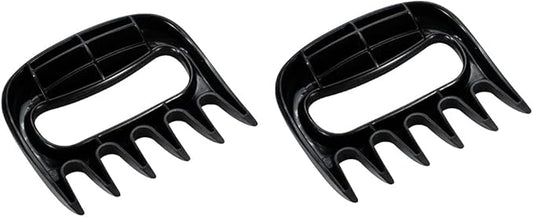 Restaurantware Met Lux 4.5 x 4.1 Inch Meat Claws 2 Meat Shredders - Sharp Blades With Handle Black Plastic Bear Claws Durable For Shredding Pork Chicken or Turkey