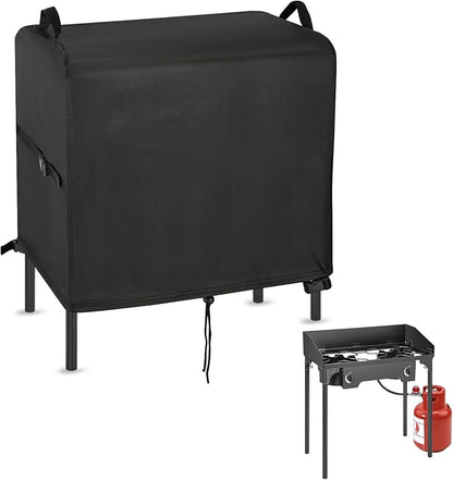 Stove Cover for VIVOHOME 2-Burner Propane Gas Stove-31x18x34in | 31inch Outdoor Stove Covers Waterproof Heavy Duty for 2 Burners Camping Stoves,Grill Cover