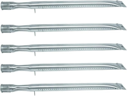 SA241A (5-Pack) 16.5 inch Stainless Steel Burner Replecement for Charmglow 810-2320 Grill Pro 226454 226464 236454 236464 Brinkmann 810-2320 Broil-Mate 726454 726464