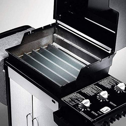 Uniflasy Grill Parts Replacement for Weber Genesis Silver Grill, Genesis Silver B C, Genesis Platinum B C, Weber 900 (Side Control),28 1/8" Stainless Steel Burner,22.5" Porcelain Steel Flavorizer Bars