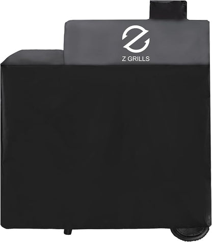 Z GRILLS Pellet Grill Cover 40 Inch | Official Genuine | Upgraded 600D Polyester Fabric, Heavy Duty, Waterproof, Weather Resistant Full Length Grill Cover for 550A and 550A2E Pellet Smoker