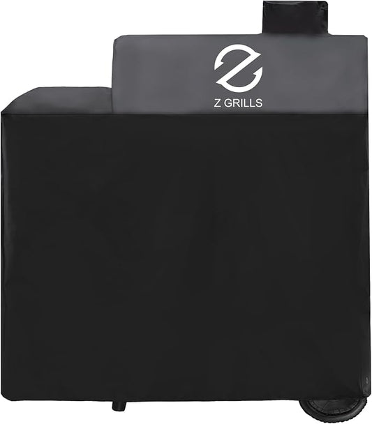Z GRILLS Pellet Grill Cover 40 Inch | Official Genuine | Upgraded 600D Polyester Fabric, Heavy Duty, Waterproof, Weather Resistant Full Length Grill Cover for 550A and 550A2E Pellet Smoker