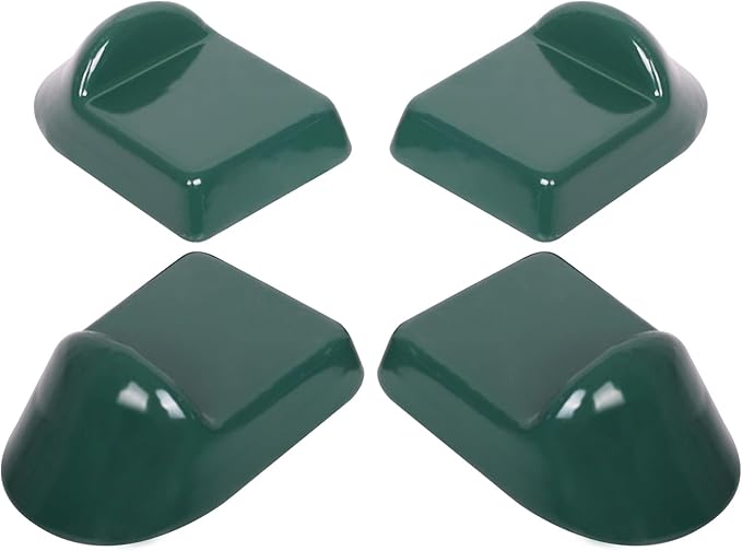 Ceramic Grill Feet Shoes Set of 4 for Big Green Color Egg,BBQ Grill Shoes Used to Place Grill on A Combustible Material Built-in Application (not for minimax)- 4 Green of Set