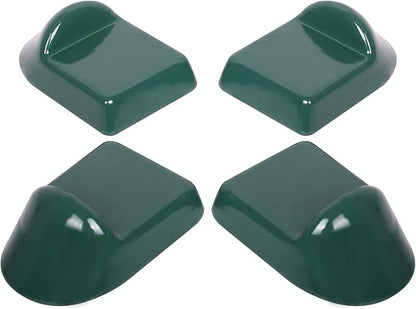 Ceramic Grill Feet Shoes Set of 4 for Big Green Color Egg,BBQ Grill Shoes Used to Place Grill on A Combustible Material Built-in Application (not for minimax)- 4 Green of Set