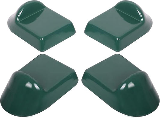Ceramic Grill Feet Shoes Set of 4 for Big Green Color Egg,BBQ Grill Shoes Used to Place Grill on A Combustible Material Built-in Application (not for minimax)- 4 Green of Set
