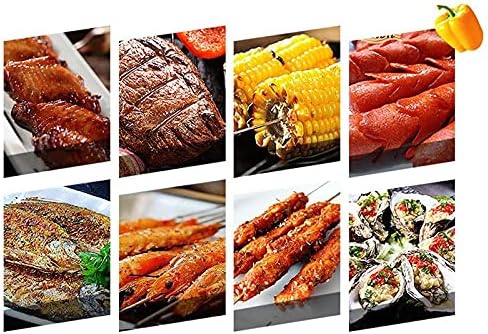 Portable Charcoal Grill for Camping BBQ Grills, Outdoor Barbecue Grill 2-5 People, Quick-Install Folding Steel Stove for Skewers DIY Grilling,A-1