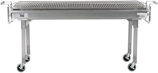 Backyard Pro CHAR60SS 60" Stainless Steel Charcoal Grill with Removable Legs and Cover