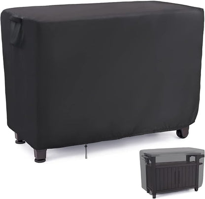 55 Inch Outdoor Furniture Cover for Keter Unity XL Portable Table, Waterproof Patio Rectangle Table Covers, Outdoor Pizza Oven Grill Cover