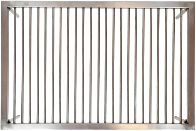 Argentina Stainless steel & Iron grill asado parrilla BBQ 60x40cm / 23.6x15.7in (Small)
