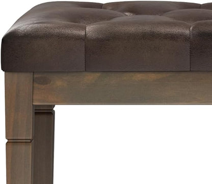 SIMPLIHOME Bayshore 28" Wide Solid Wood Outdoor Chair in Natural (Set of 2)