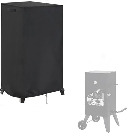Smoker Cover for Royal-Gourme-t 28-Inch Smoker | Analog Electric Smoker Cover Waterproof Outdoor BBQ Cover - 21" L x 20" W x 33" H