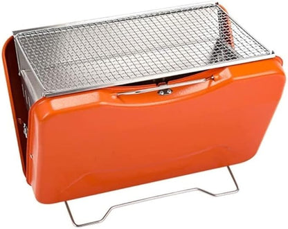 Charcoal Grill Portable Charcoal Grill Foldable BBQ Grill Outdoor Picnic Patio Backyard Travel Beach Wild Cooking BBQ Grill(C)