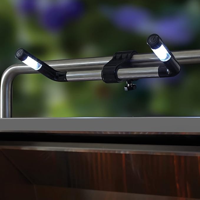 Mr. Bar-B-Q 40262Y LED Handle Mount Grill Light with Clamp