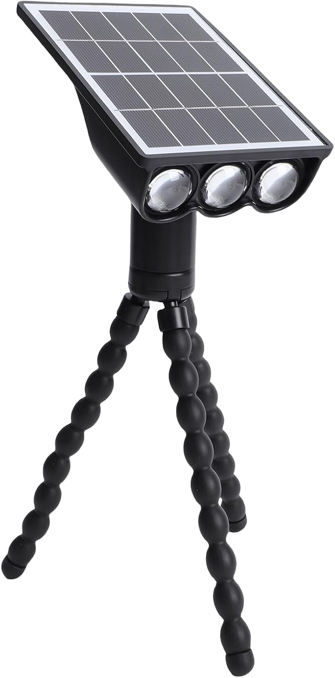 Outdoor Lights with Flexible Octopus Tripod Octopus Style Stand Grill Light for Deck Fence Garden Camping Patio