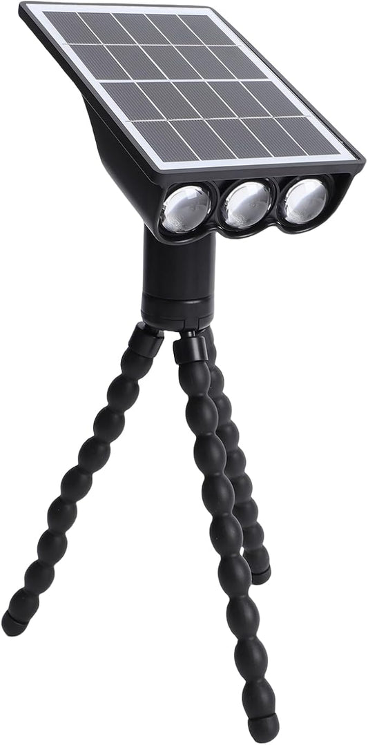 Outdoor Lights with Flexible Octopus Tripod Octopus Style Stand Grill Light for Deck Fence Garden Camping Patio