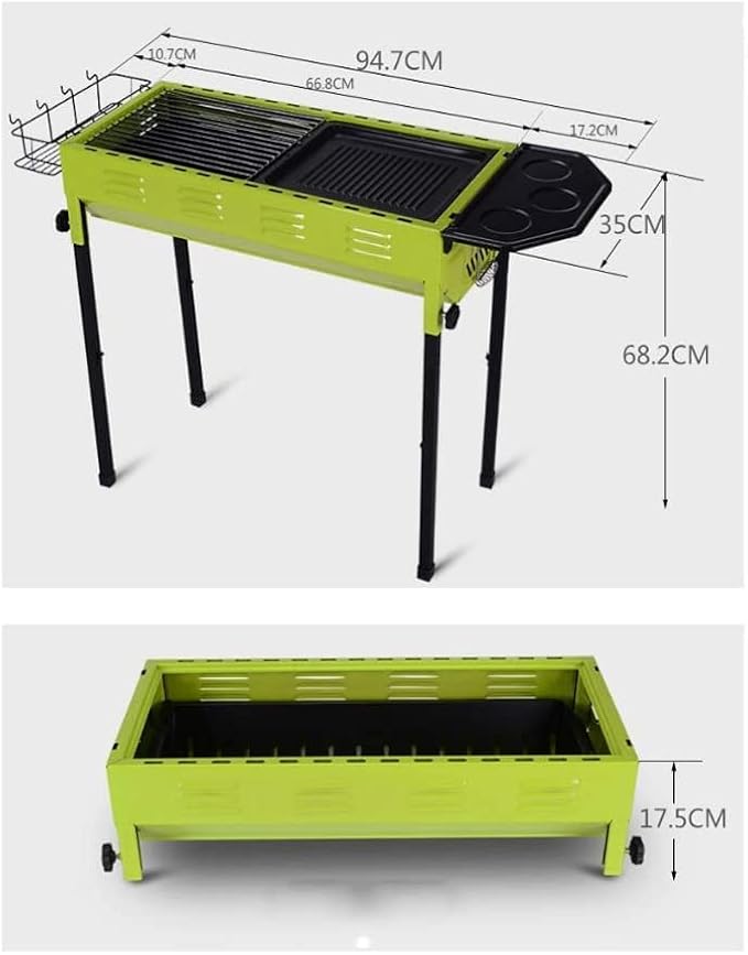 Portable Charcoal Grill BBQ Stove Charcoal Grill BBQ Outdoor Picnic Camping Patio Cooking Outdoor Portable Barbecue Grill BBQ Grill for Outdoor
