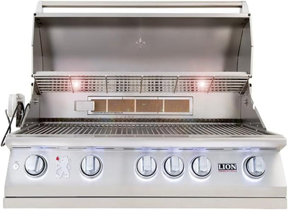 Lion L90000 40-Inch Built-in Propane Gas Grill with Rear Infrared Burner